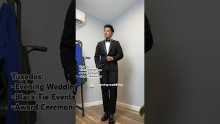 3 Differences Between a Tuxedo and a Suit [upl. by Yellat]