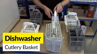 How to replace a dishwasher cutlery basket [upl. by Morrill]