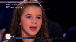 Incroyable Talent  Comment la victoire de Marina 13 ans a boulversé sa vie [upl. by Neenahs]