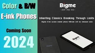 New Eink Color amp BW Phones 2024  Bigme HiBreak [upl. by Nothgierc417]