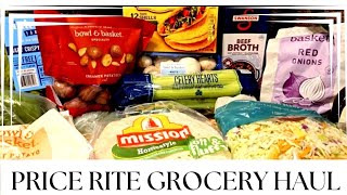 PRICE RITE  SHOPRITE GROCERY HAUL  DOORDASH [upl. by Shirley]