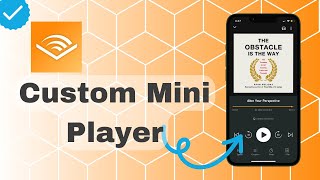 How To Customise Mini Player On Audible [upl. by Rednaeel]