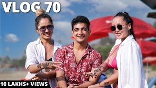 Beauties On The Beach  Goa Vlog 🏖️ [upl. by Marline]