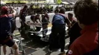 F1 Mansells pit stop woe Portuguese GP 1991 [upl. by Euqinemod244]