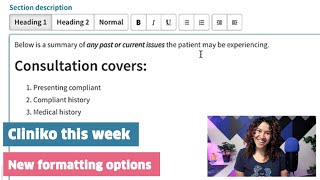 Cliniko this week New formatting options for treatment notes patient forms and emails [upl. by Misa]