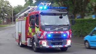 Whitehill Pump Turnout  Greater Manchester Fire And Rescue Service [upl. by Ahsineg]