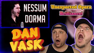 Dan Vasc  Nessun Dorma Reaction  Unexpected Opera Brilliance 🎶🎤 [upl. by Darcia]