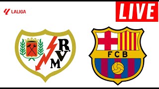 Rayo Vallecano vs Barcelona Live Score  La Liga 202425  Full Match Streaming [upl. by Dorsey]