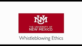 UNM AIRE Whistleblowing Ethics [upl. by Dan]