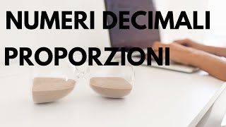 Numeri decimali periodici frazioni generatrici Proporzioni  Numeri Razionali p3 [upl. by Chancey]