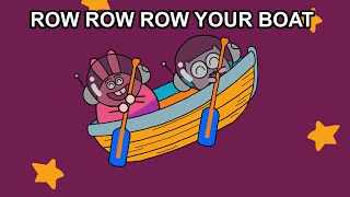 Row Row Row Your Boat Best Version  Sing amp Dance  Kids SingAlong  Nursery Rhymes amp Kids Songs [upl. by Elohcin294]