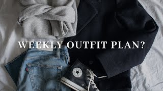 I planned my outfits for a week… here’s what I learned [upl. by Elehcor]