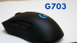 Unboxing amp Review Logitech G703 LIGHTSPEED Mouse [upl. by Nosduj]