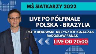 MŚ Siatkarzy LIVE po półfinale POLSKA  BRAZYLIA [upl. by Massarelli188]