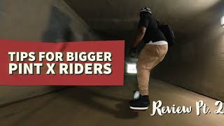 Onewheel Pint X Review  Part 2  Tips for Bigger Riders  High Point Greenway [upl. by Vince]