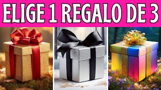 Elige 1 Regalo de 3 🎁💛🤍🌈Choose Your Gift 😎Desafío de 3 Cajas de Regalo 🧐 inteligencia artificial [upl. by Matlick415]