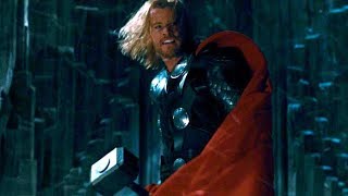 Thor Tries To Lift His Hammer Scene Movie CLIP HD [upl. by Syl]