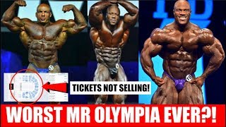 THE WORST MR OLYMPIA EVER TICKETS NOT SELLING [upl. by Lalat520]