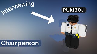 I Interviewed Chairperson PUKIBOJ In Stateview Prison Roblox [upl. by Hasen]