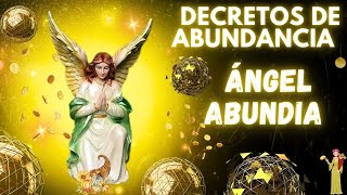 ÁNGEL ABUNDIA😇Decretos De ABUNDANCIA 🙏🏻Música para Meditar en Conexión con la Abundancia🪽🎵 [upl. by Ahse]