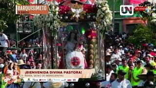 Llegada de La Divina Pastora a la Catedral de Barquisimeto por UNtv en directo [upl. by Ravo]