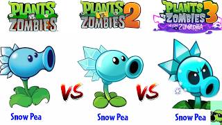 All Plants PVZ 1 vs PVZ 2 vs PVZ 3 Battlez  Which Version Will Win [upl. by Lias]