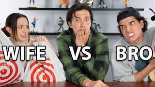 Who Knows Me Better Wife vs Brother Target Gift Swap Challenge [upl. by Custer]