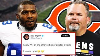 Dez Bryant DOESNT HOLD BACK after Bears Interview Greg Roman [upl. by Keegan]