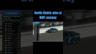 Austin Cindric wins at WWT Raceway nascar shorts [upl. by Natsirc]