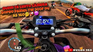 velocímetro da gopro hero 9 black ou painel da nova twister 300f ou as 160 🤔🚀😈 [upl. by Armmat]