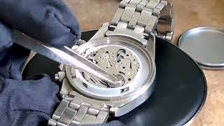 How to change Battery Formula 1 Chronograph Jacques Lemans F5006 [upl. by Koser]