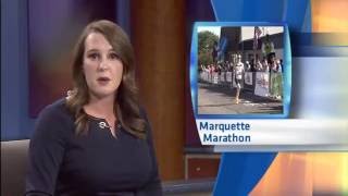 Runners compete in 7th annual Marquette Marathon [upl. by Halbeib]