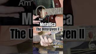 Metallica  The Unforgiven II guitar tutorial for beginners [upl. by Saltsman]