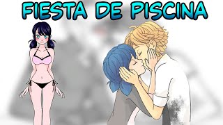 FIESTA DE PISCINA  MIRACULOUS LADYBUG COMIC FANDUB LATINO  AdrienDub [upl. by Airekat176]