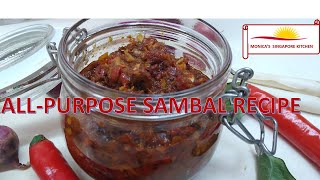 ALL PURPOSE SAMBAL RECIPE [upl. by Browne326]