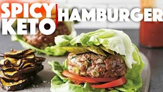 Delicious Spicy Keto Hamburger  low carb keto recipes  lchf [upl. by Shelli]