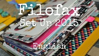 Filofax Planner Set up 2015 English [upl. by Innavoeg6]