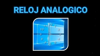 El Mejor Reloj Analógico Para Tu Pc [upl. by Awe99]