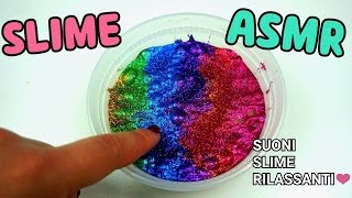 SLIME ASMR RUMORI SLIME RILASSANTI Slime Most Satisfying Sounds Iolanda Sweets [upl. by Lissi494]