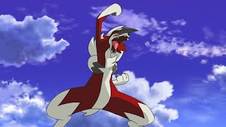 Rockruff and Midnight Lycanroc Pokemon all Attacks pokemon rockruff lycanroc youtubevideo [upl. by Barbi]