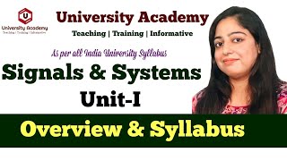 SS1 Signals amp Systems Syllabus  BTech 2nd Year Electrical amp Electronics AKTU Syllabus [upl. by Bruner604]