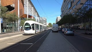 Tram Lyon  TCL Alstom Citadis 302402  Rhônexpress Stadler Rail Tango  2019 [upl. by Bertasi]