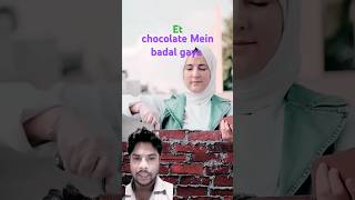 Et chocolate Mein badal gaya funny entertainment magic trending shorts [upl. by Lipkin]