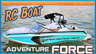 Unboxing Adventure Force RC Wake Board Boat Fun Water Play [upl. by Channing]