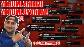 Yorumlarınızı Yorumluyorum  1 Canlı Yayın [upl. by Kirsteni]