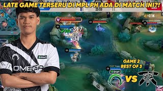 LATE GAME TERSERU DI MPL PH ADA DI MATCH INI  SMART OMEGA vs FNATIC ONICPH Game 2 KBreakdown [upl. by Bazil762]