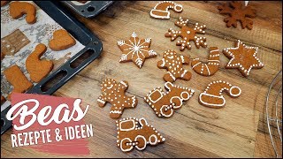 Lebkuchen Plätzchen zum ausstechen und verzieren  Weihnachtsplätzchen [upl. by Einahpats55]