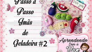 DIY IMÃS DE GELADEIRA SEM MOLDE 2 [upl. by Asiole]