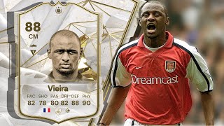 88 ICON PATRICK VIEIRA PLAYER REVIEW FC 24 [upl. by Bloch]