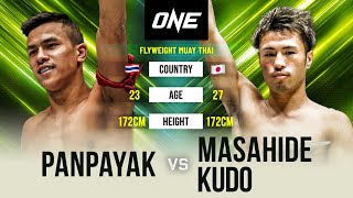 STRIKING SLUGFEST 💣  Panpayak vs Masahide Kudo  Full Fight Replay [upl. by Lesser]